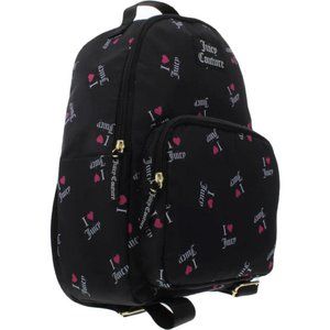 NWT Juicy Couture Sport Yourself Women's Nylon Printed Adjustable Backpack